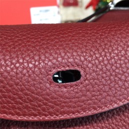 Burgundy Lindy 26 Bag