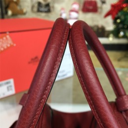 Burgundy Lindy 26 Bag