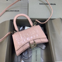 Hourglass Mini Cocodrile Pink