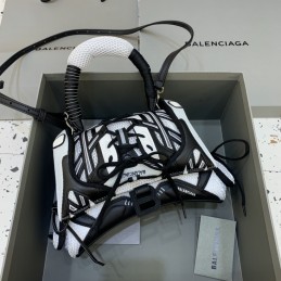 Hourglass Small White and...