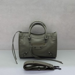 Le City Small Grey Green Bag