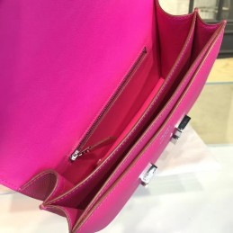 Fuchsia Constance 24 Palladium Hardware Bag
