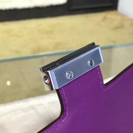 Purple Constance 24 Palladium Hardware Bag