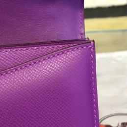 Purple Constance 24 Palladium Hardware Bag