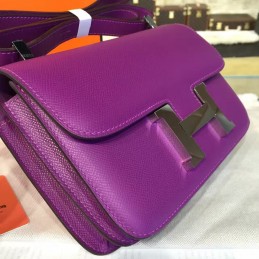 Purple Constance 24 Palladium Hardware Bag
