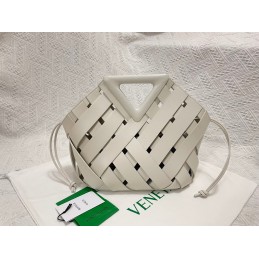 Tote - Cream Woven Leather