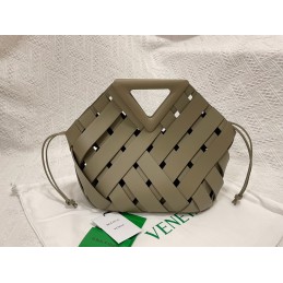 Tote - Olive Woven Leather