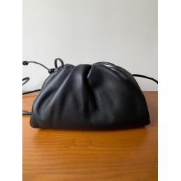 Pouch - Black Smooth Leather