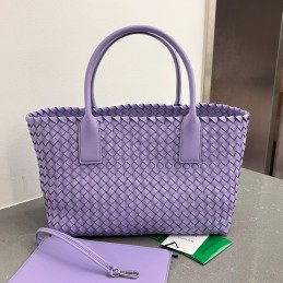 Cabat - Lilac Woven Leather