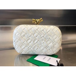 Knot - White Woven Satin