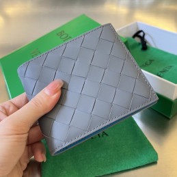 BV wallet - Grey Intrecciato