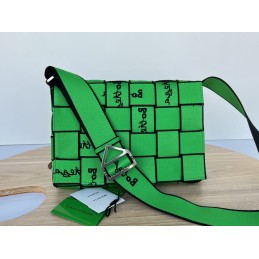 Webbing - Green Woven Webbing