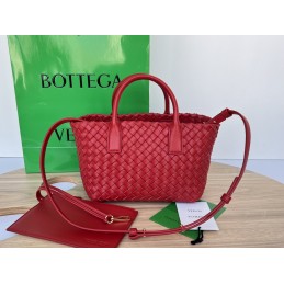 Cabat Mini - Red Woven Leather