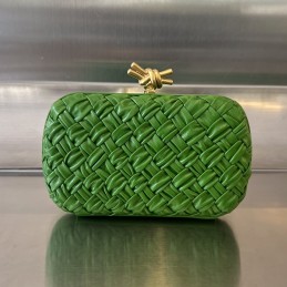 Knot - Green Woven Satin