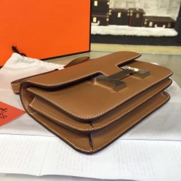 Taupe Brown Constance 24 Palladium Hardware Bag