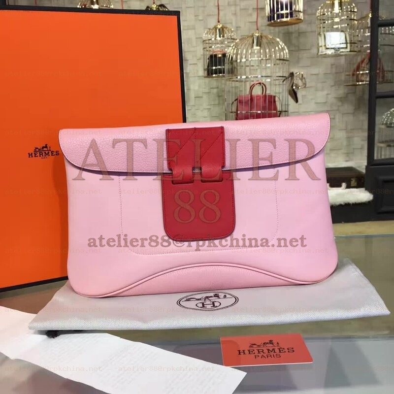 Pink Red Clutch Bag