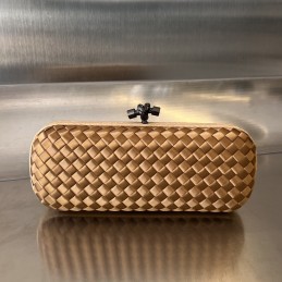 BV Knot Clutch - Tan...
