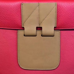 Red Tan Clutch Bag
