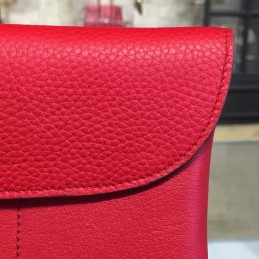 Red Tan Clutch Bag