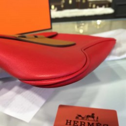 Red Tan Clutch Bag