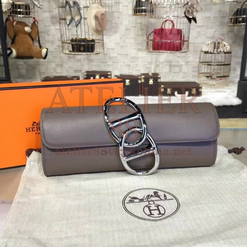 Taupe Clutch Egee Bag