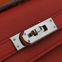 Red Clutch Kelly Cut Bag