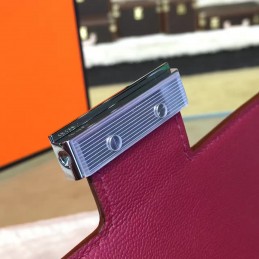 Burgundy Constance 24 Palladium Hardware Bag