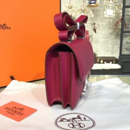 Burgundy Constance 24 Palladium Hardware Bag