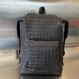 Leather backpack - Dark...