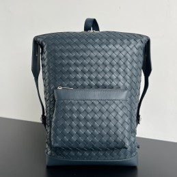 Leather backpack - Dark...