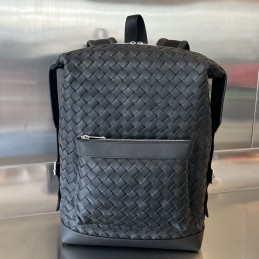 Leather backpack - Dark...