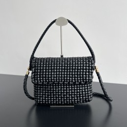 Swing - Black Woven Leather