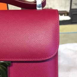 Burgundy Constance 24 Palladium Hardware Bag