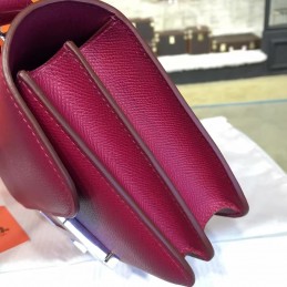 Burgundy Constance 24 Palladium Hardware Bag