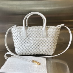 Mini Cabat - White Woven...