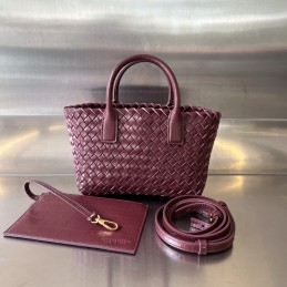 Mini Cabat - Burgundy Woven...