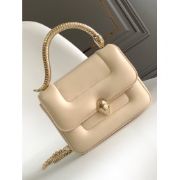 Serpentine Top Handle Bag -...
