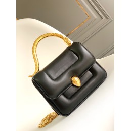 Serpentine Top Handle Bag -...