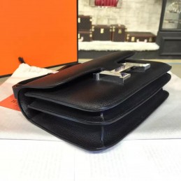 Black Constance 24 Palladium Hardware Bag