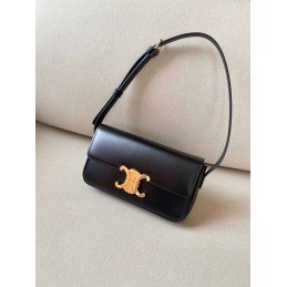 Triomphe Bag - Black Smooth...