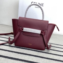 Belt Bag - Burgundy Grained...