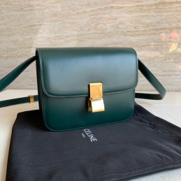 Box Bag - Teal Green Smooth...