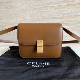 Box Bag - Cognac Smooth...