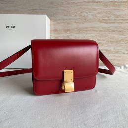 Box Bag - Red Smooth...