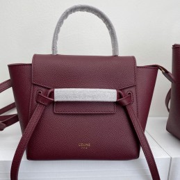 Belt Bag - Burgundy Grained...
