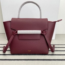 Belt Bag - Burgundy Grained...