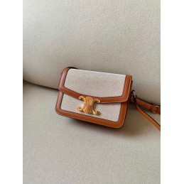 Triomphe Bag - Cream Canvas...