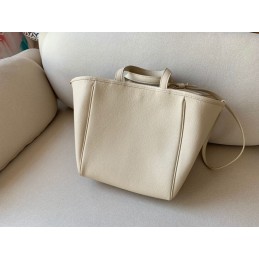 Cabas Tote - Cream Grained...