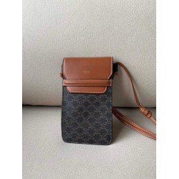 Mobile Phone Bag - Brown...