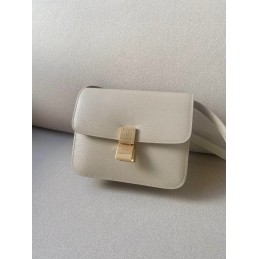 Box Bag - Ivory Grained...